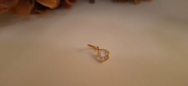 Pingente Gota de Zircônia